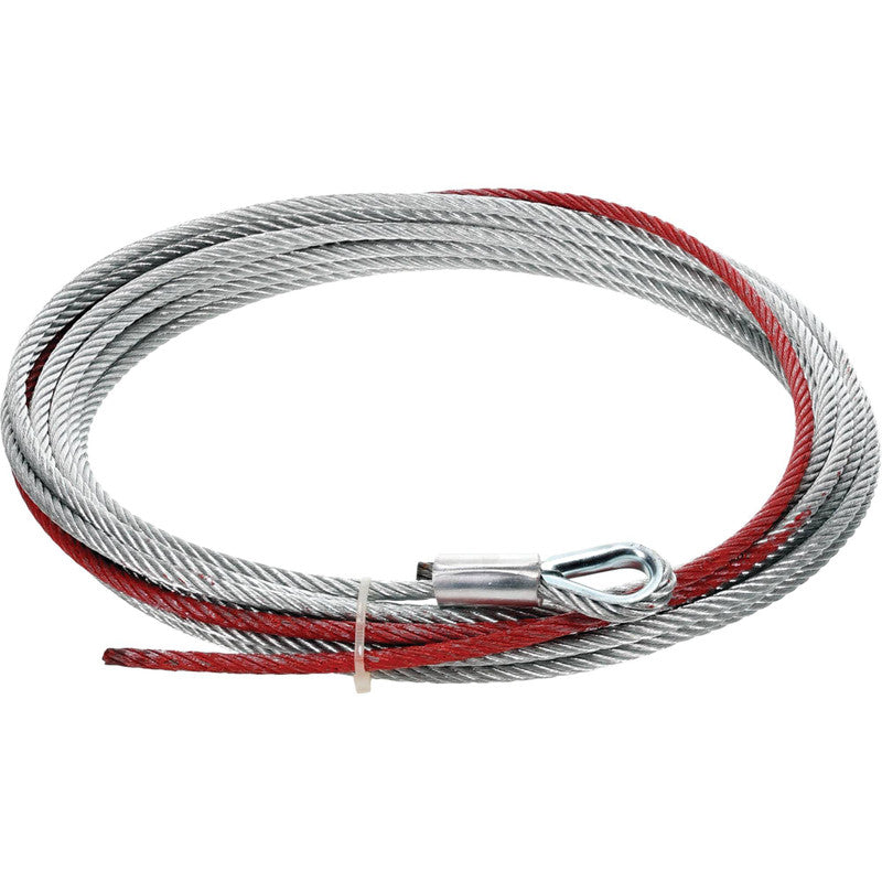 ARROWHEAD 10M STEEL WINCH CABLE LINE 6MM, 4500LB/1750KG MAX, ARROWHEAD 431-01045