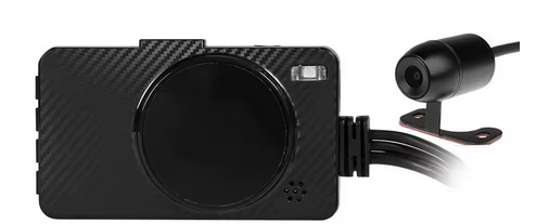 Dirt Racing Motorcycle Dvr Dashcam Front Rear View Dual Camera