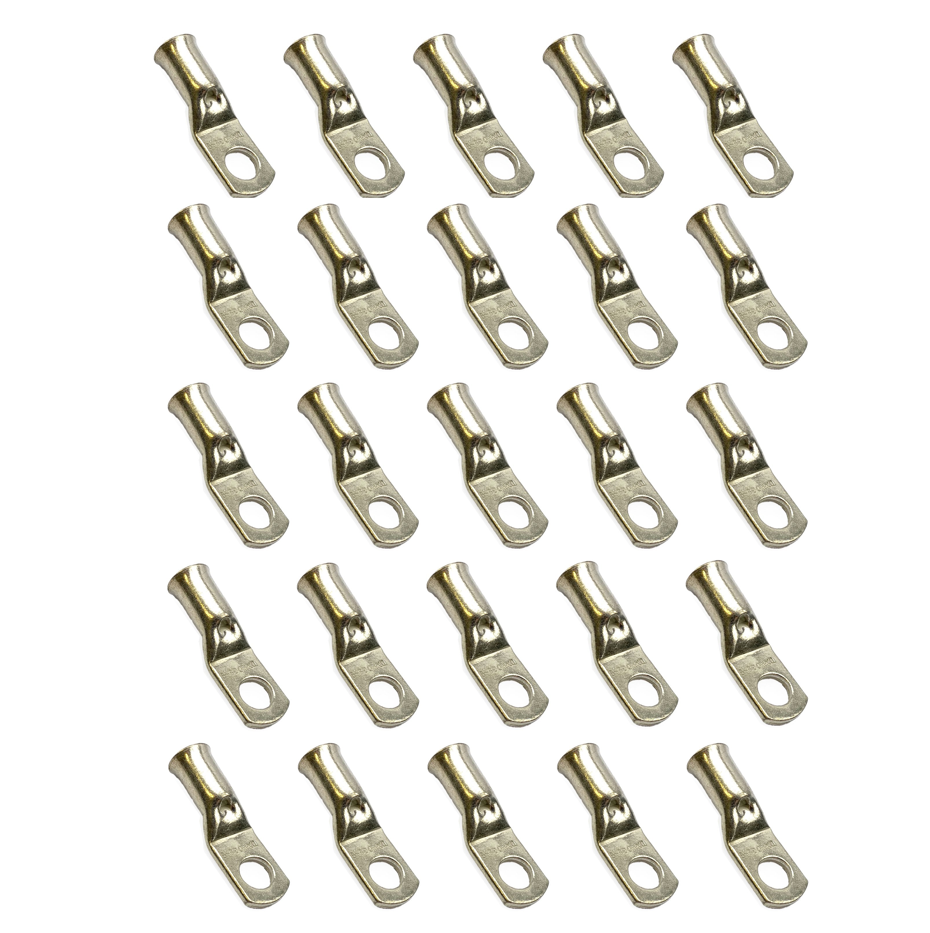 FIR Trade Pack 25 / 10mm Ring Terminal Copper 25mm2, to Suit Cable 5.6mm