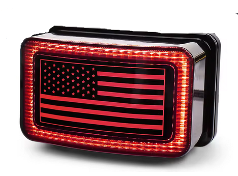 Dirt Racing Le Brake Light Rear American Flag Yamaha Yfm 3fa-84710-00-00 5km-84710-01-00