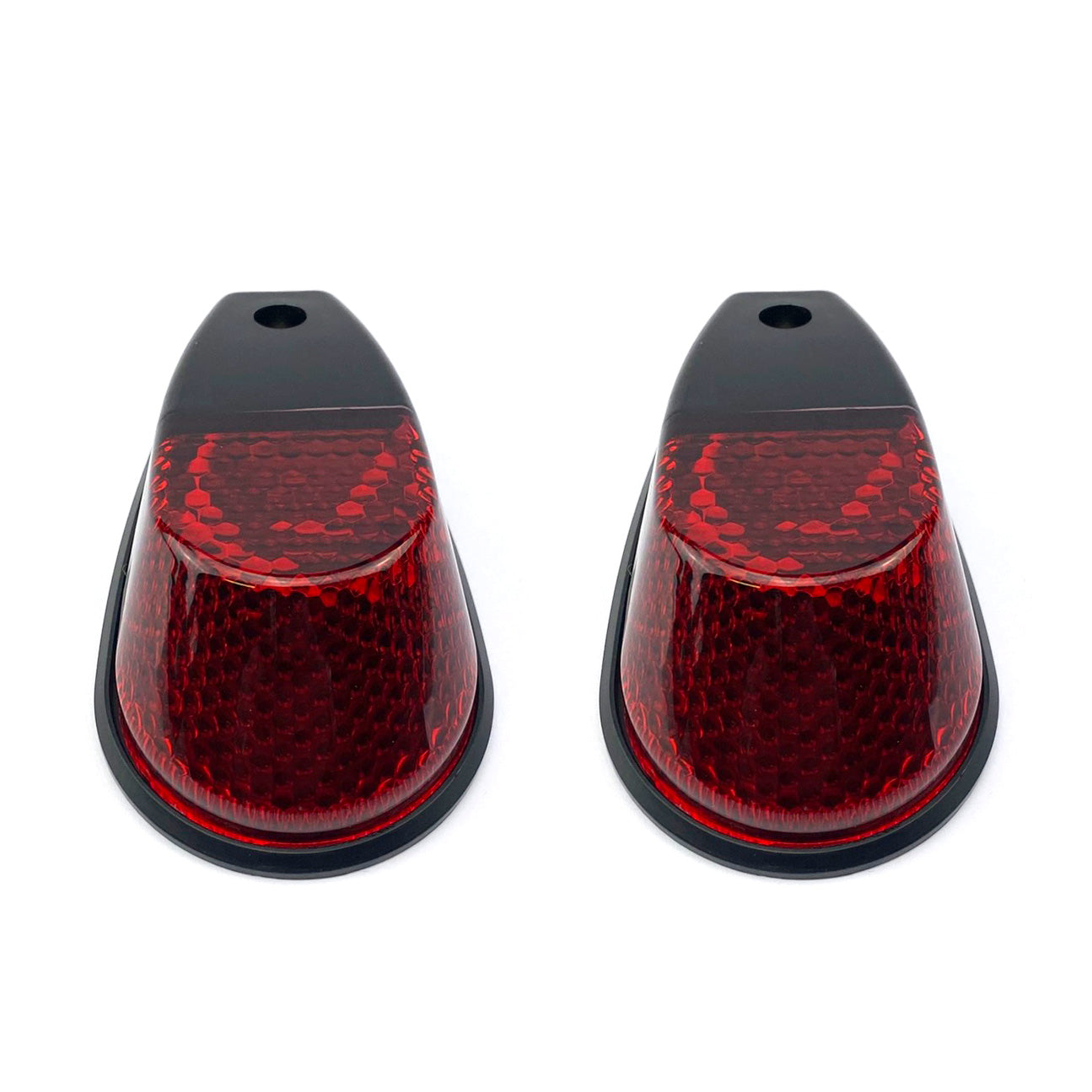 FIR  Indicators Flush Mount 12V Led Black Case With Red Lens
