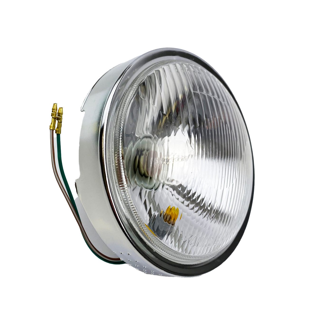 FIR Headlight Unit Yamaha DT50, with BA20D Bulb, 150mm Dia.