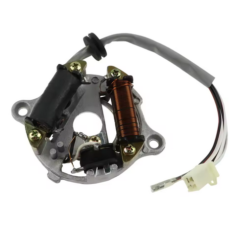 Dirt Racing Stator Coil Yamaha PW50 Peewee 4 Wire 3-PIN Square Connector Female Bullet