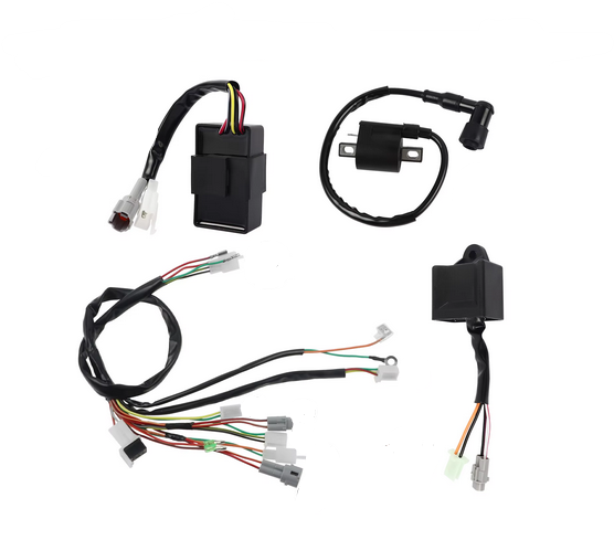 Dirt Racing Wiring Loom Harness Cdi Ignition Coil 1981-2016 Yamaha PW50 Peewee 4pcs