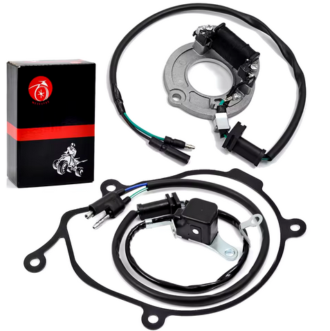 Dirt Racing Stator and Pulse Coil & Gasket 1996-2004 Honda CR80 R Crb CR85 R Rb 31120-gbf-831 30300-gc4-601