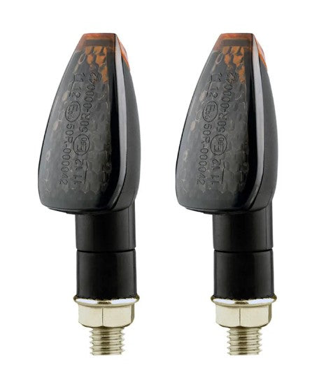 Dirt Racing Indicators Led Smoke Lens Amber Light (pack of 2) M10 Bolt