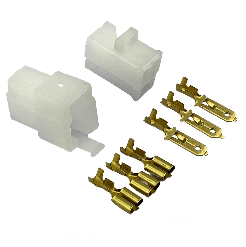 FIR 3 Pin Way Electrical Connector Block Kit (male & Female) - 2.5mm Wire