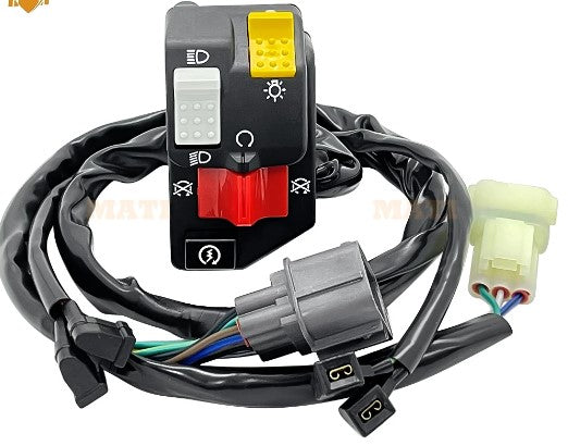 Dirt Racing Handlebar Control Switch Start Kill Headlight Honda Rancher Trx 420 Fm Tm 35150-hr3-621