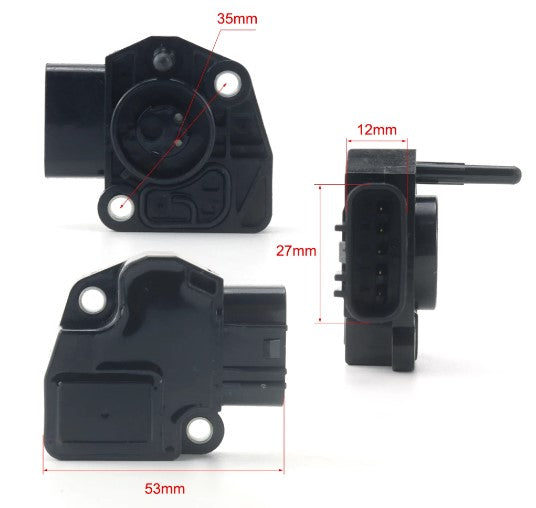 Dirt Racing Throttle Position Sensor Yamaha YBR125 YZF125R Zuma Bandit 1250 Ys 250 Le Xtz 250 5d7-e3750-01