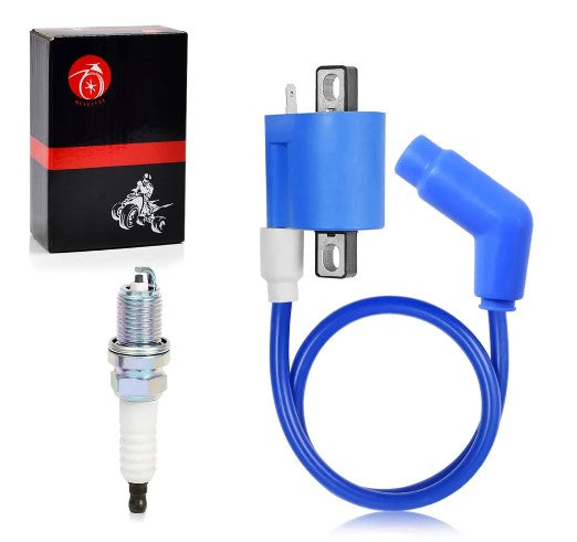 Dirt Racing Ignition Coil Pack & Spark Plugs Polaris Atp 330 Magnum Trail Boss 325 Blazer