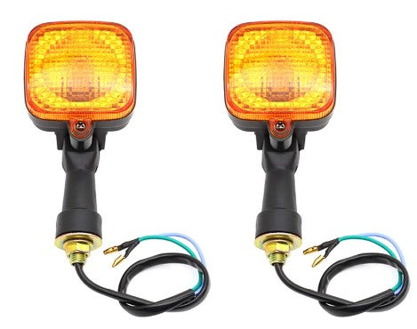 Dirt Racing 2x Turn Signals Lights Indicator Lamps 1983-1984 Honda XL200R 33600-kb1-406