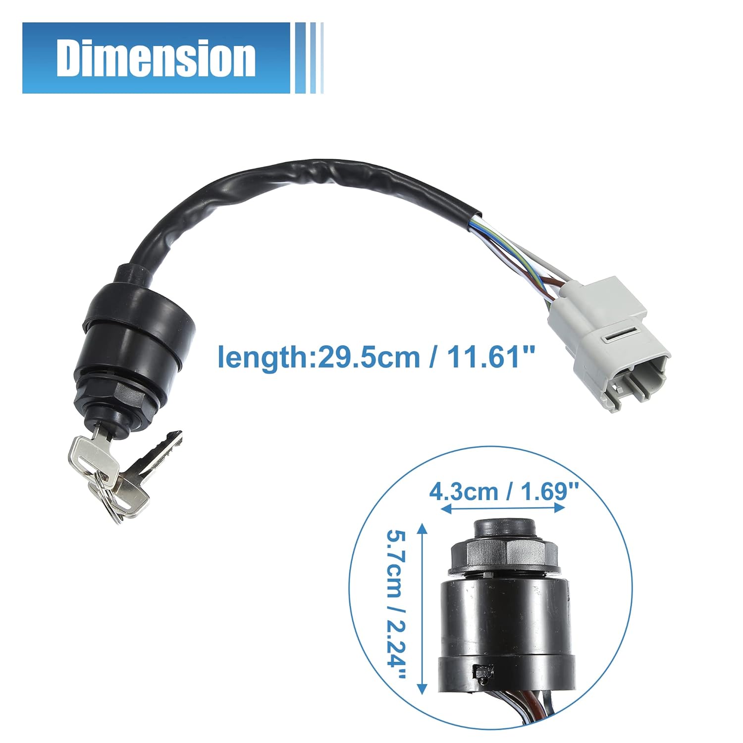 Dirt Racing Ignition Key Switch 2008-2013 Kawasaki Teryx KRF750 Fi 4x4 27005-0036 27005-0643 27005-0585