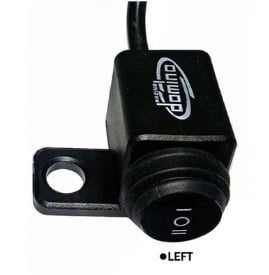 Dirt Racing Mini Driving Light Switch Mounts on Mirror Mount