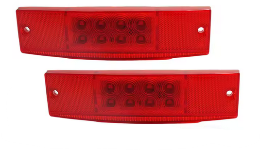 Dirt Racing 2pcs Red Led Tail Brake Lighst Polaris Ranger 400 500 570 2411450