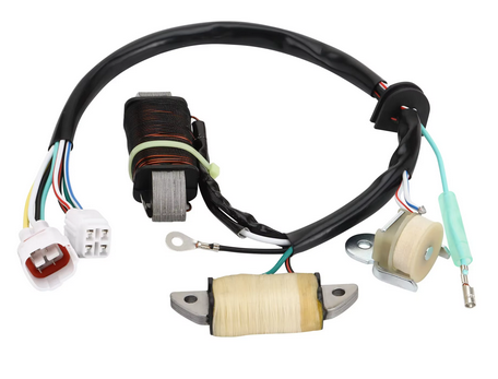 Dirt Racing Stator 1995-2008 Yamaha Yfm Raptor 50 80 Grizzly Badger 80 4em-85560-10 4em-85560-12