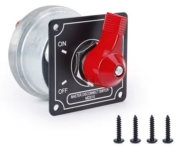 Dirt Racing 4 Pole Battery Isolator Switch 12v 250amp Motorsport Kill Switch