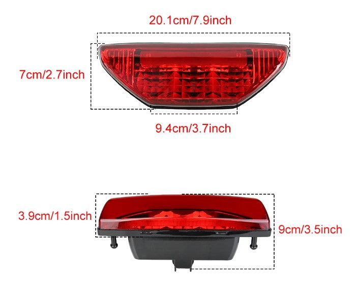 DIRT RACING  LED Tail Light Taillight Brake Lamp for Honda TRX 700xx 500 300EX & 300X 400EX & 400X Rancher 420 TRX250EX and TRX250X