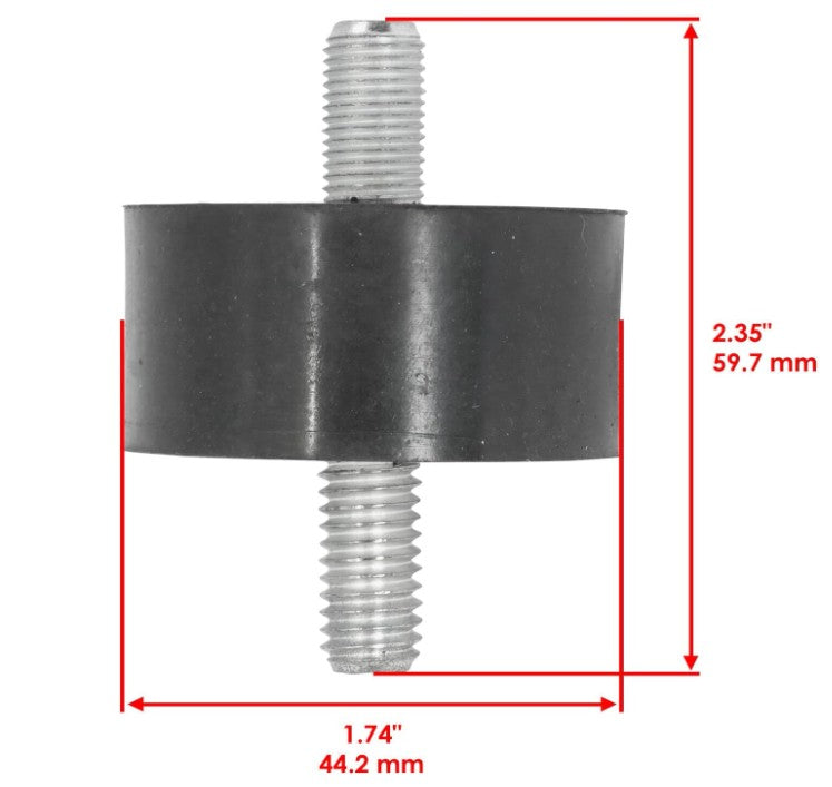 Bronco Mount Motor Od 44mm 3022072 Rear Polaris Sportsman 400/500/600/700/800, Ranger 400/500/700/800, Magnum 325/330/500, 3021119 / 3021935, Bronco at-09652,