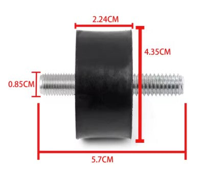 Bronco Mount Motor Od 48mm 3024012 3110046, Front Polaris Sportsman 335 400 450 500 700 800 Bronco at-09654