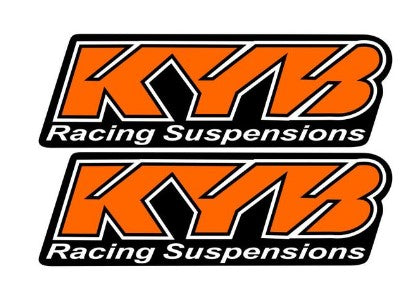 Dirt Racing Kyb Orange Fork Sticker 1pair Reflective Suspension Decal