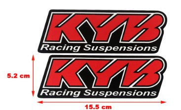 Dirt Racing Kyb Green Fork Sticker 1 Pair Reflective Suspension Decal