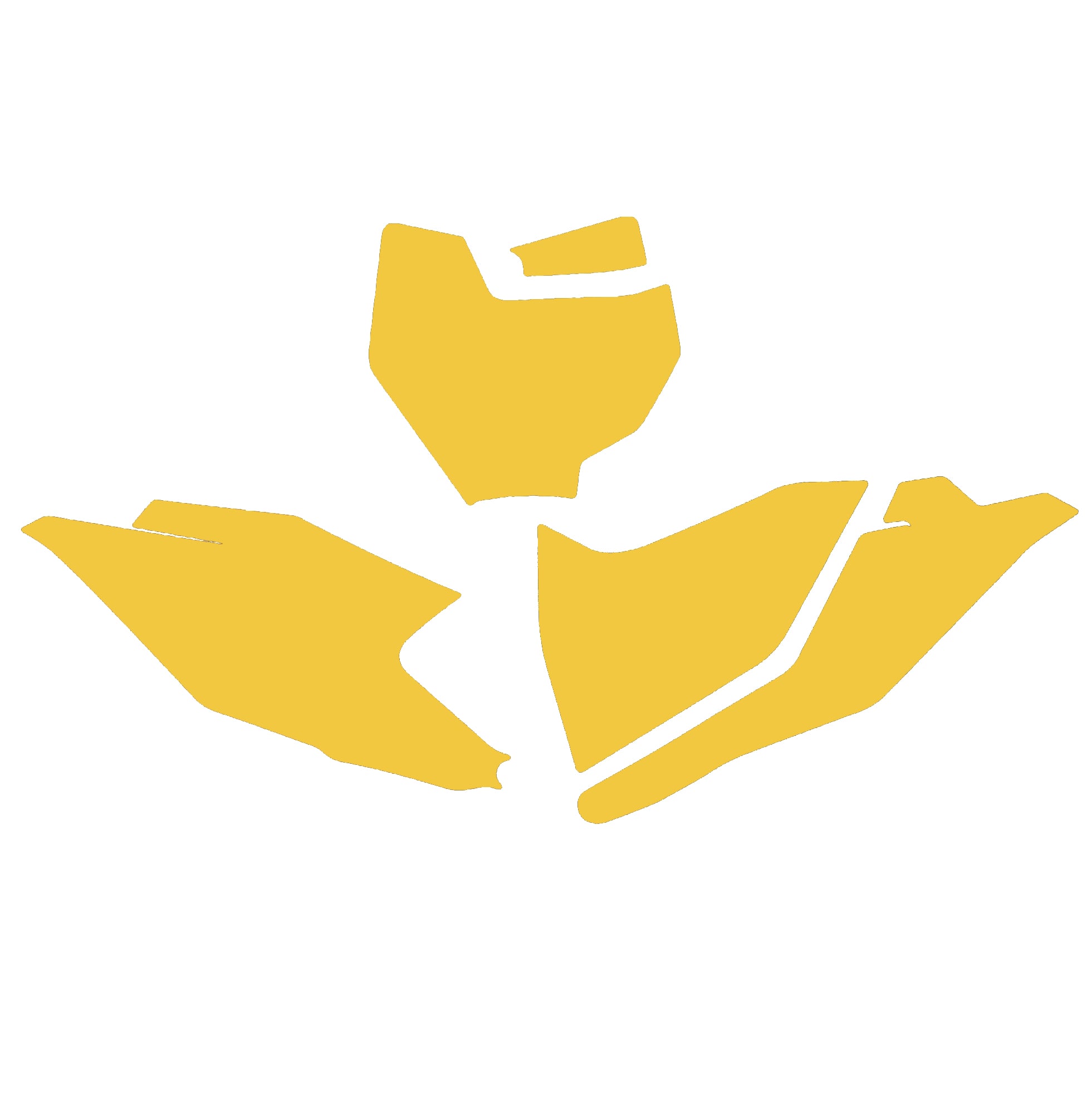 Blackbird Graphics Ktx SX 85 2025 Yellow Backgrounds, Blackbird 3534/40