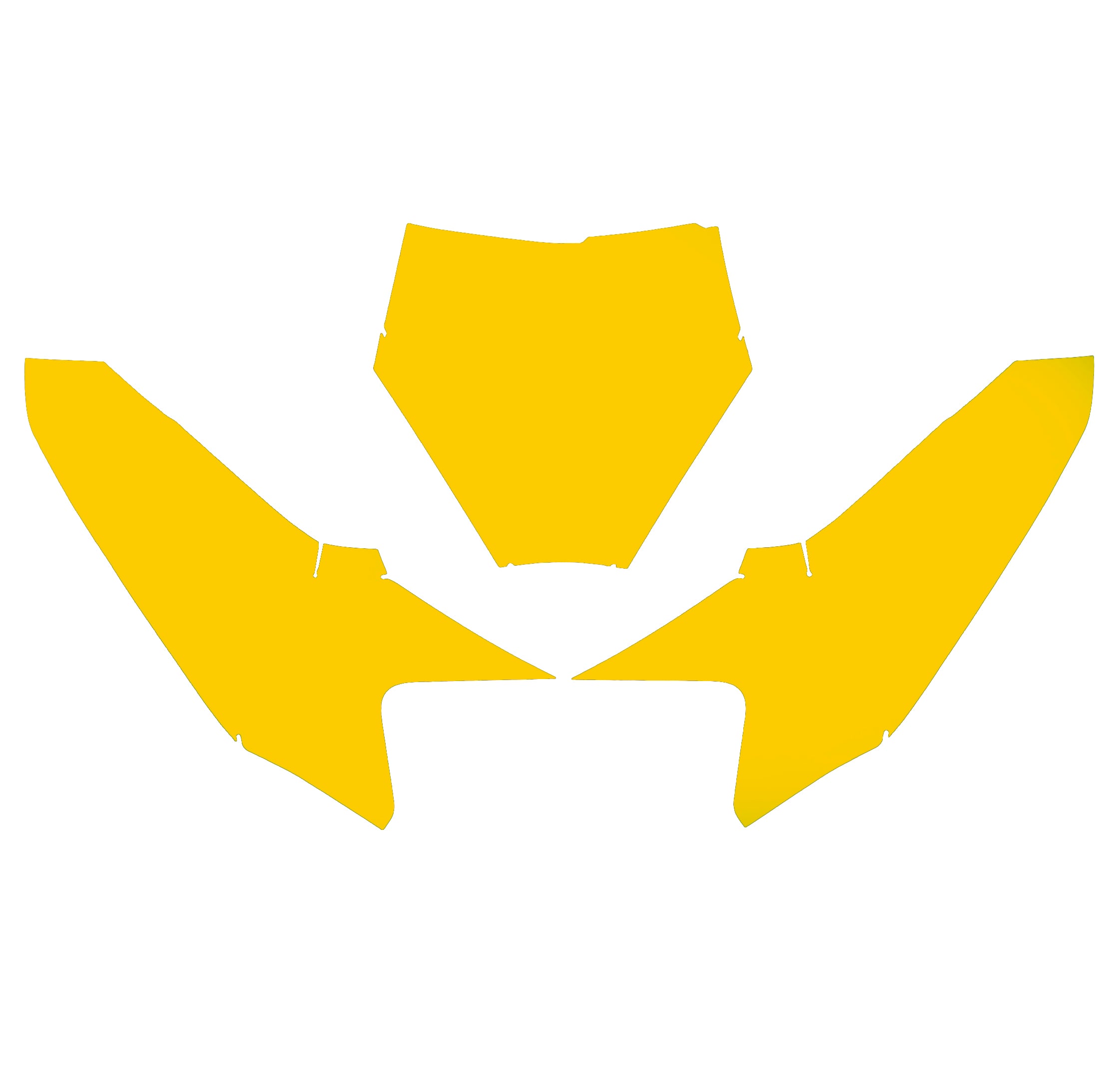 Blackbird Graphics Ktm SX 50 24-25 Yellow Backgrounds, Blackbird 3532/40