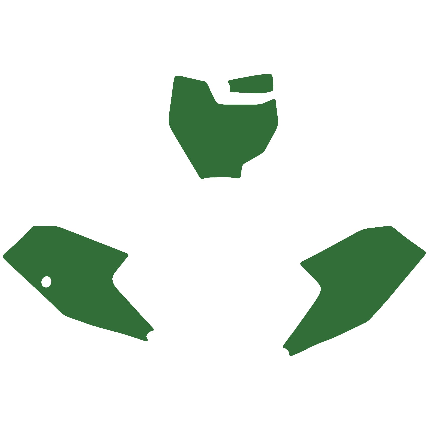 Blackbird Graphics Ktm SX 65 16-23 Green Backgrounds, Blackbird 3524/30