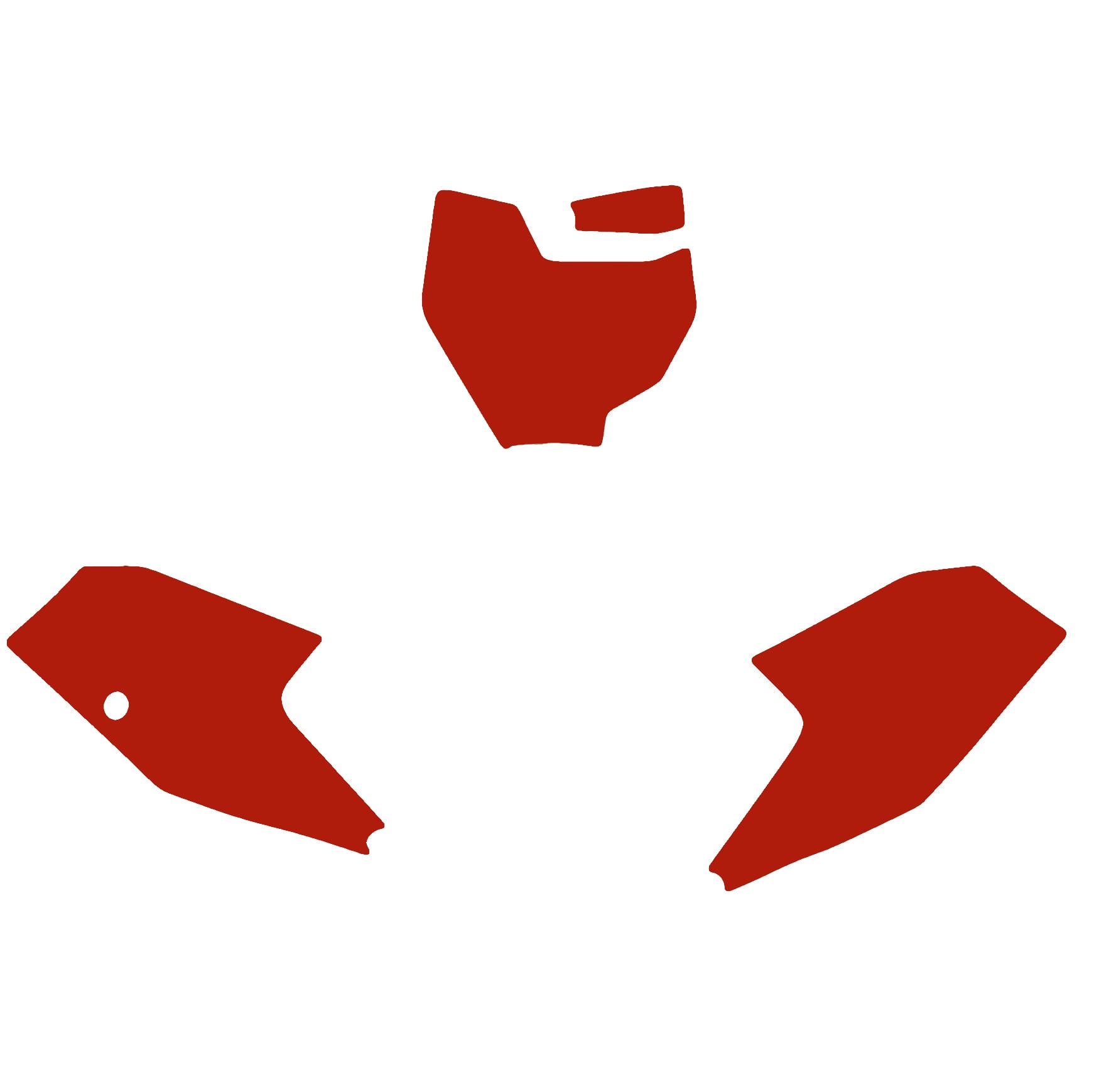 Blackbird Graphics Ktm SX 65 16-23 Red Backgrounds, Blackbird 3524/60
