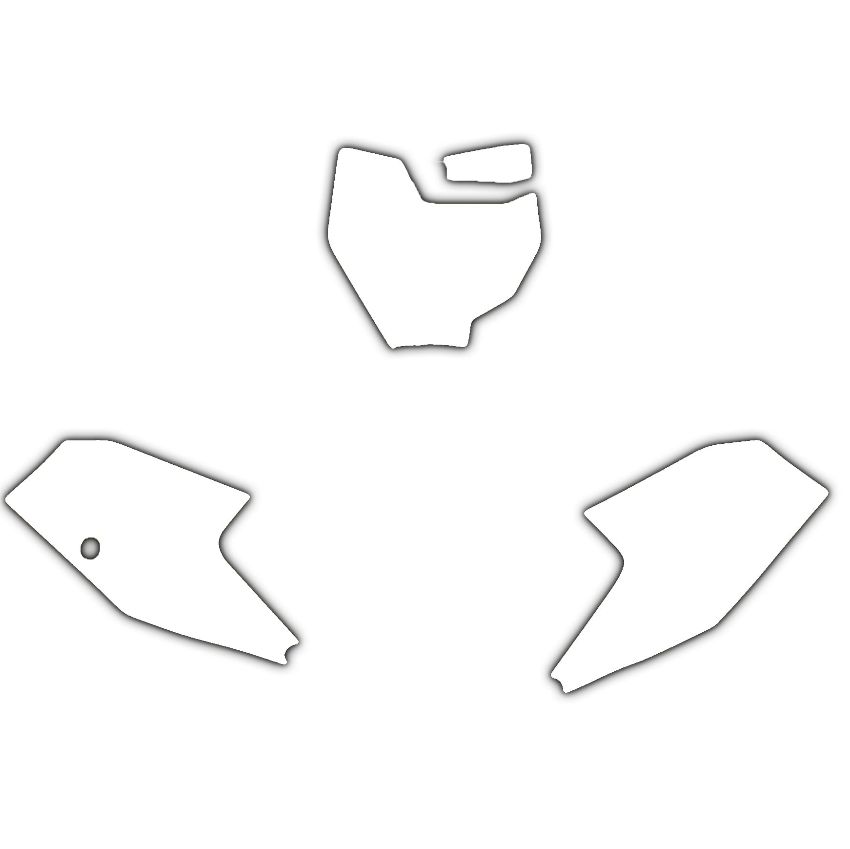 Blackbird Graphics Ktm SX 65 16-23 White Backgrounds, Blackbird 3524/10
