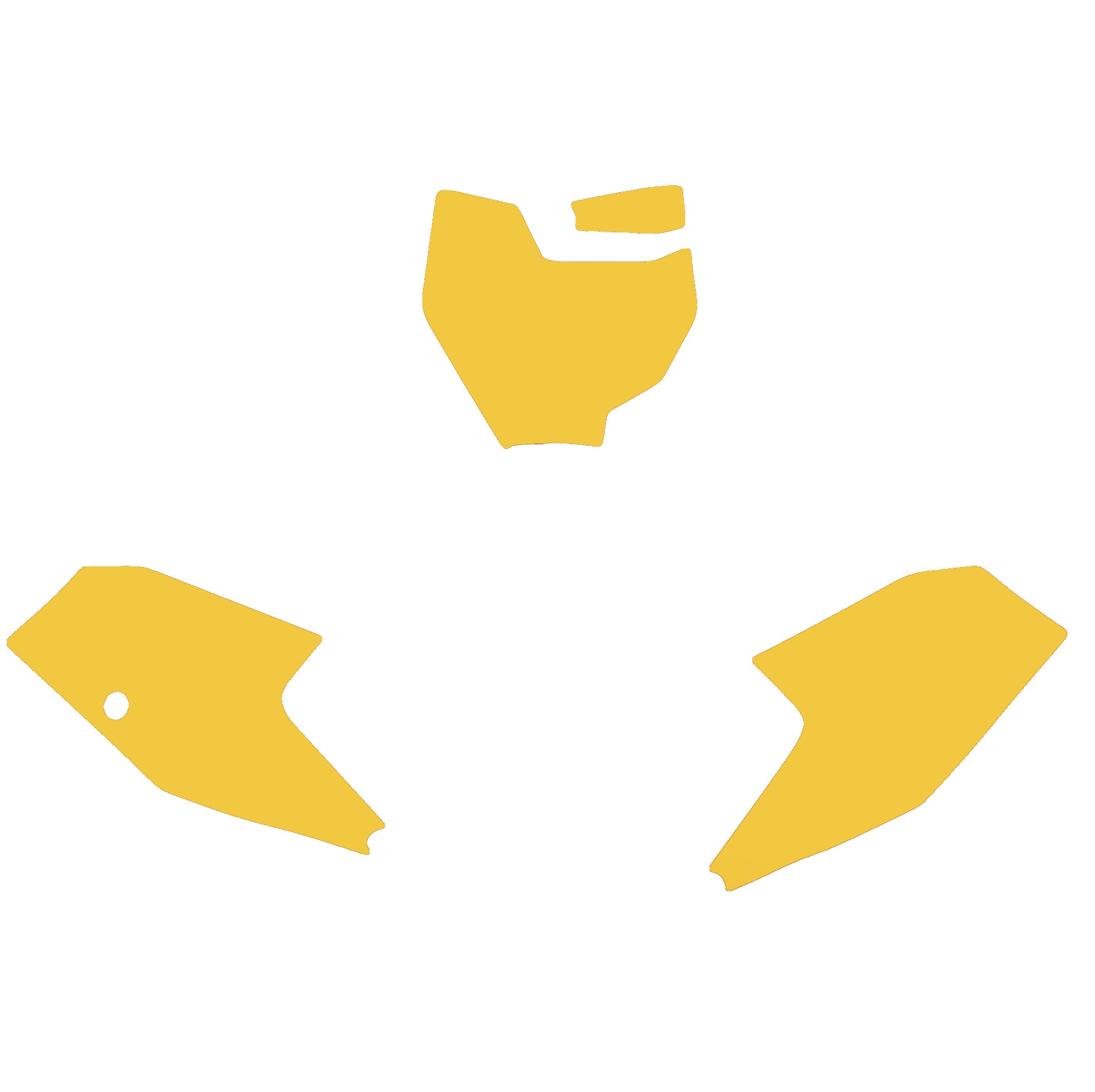 Blackbird Graphics Ktm SX 65 16-23 Yellow Backgrounds, Blackbird 3524/40