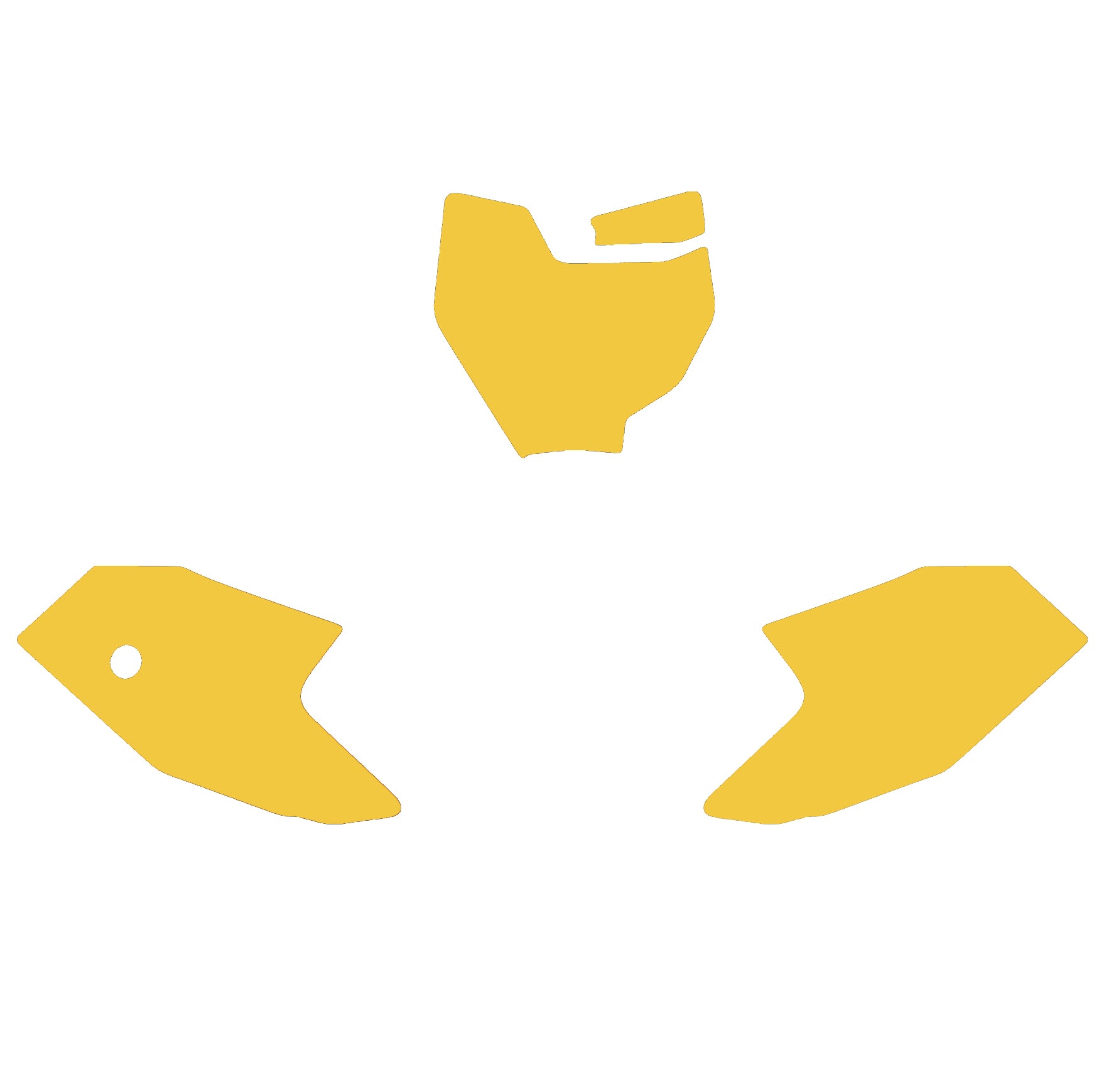 Blackbird Graphics Ktm SX 50 16-23 Yellow Backgrounds, Blackbird 3525/40