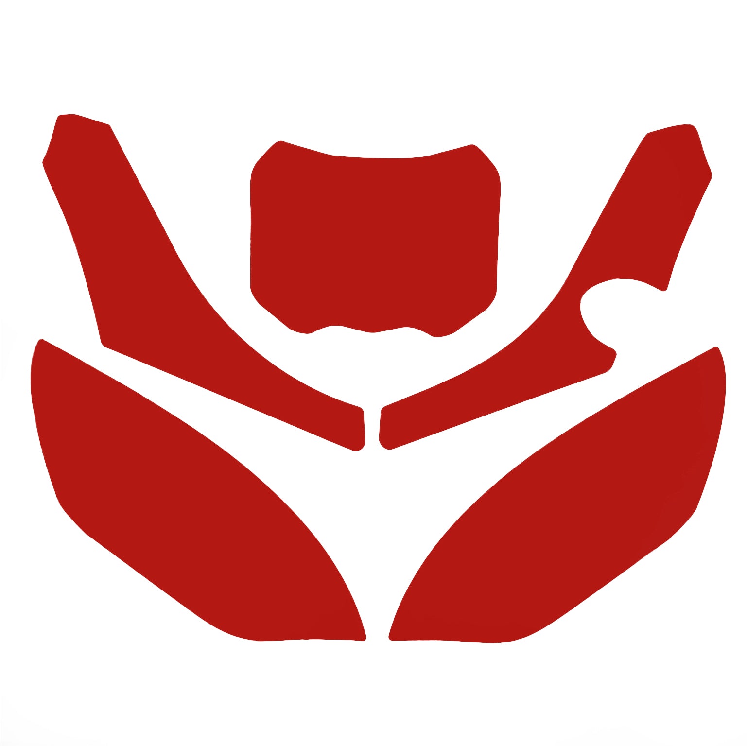 Blackbird Graphics Tm MX 4-stroke 250-300 2022-25 Pre Cut Backgrounds, Blackbird 3822/60 Red Number Boards