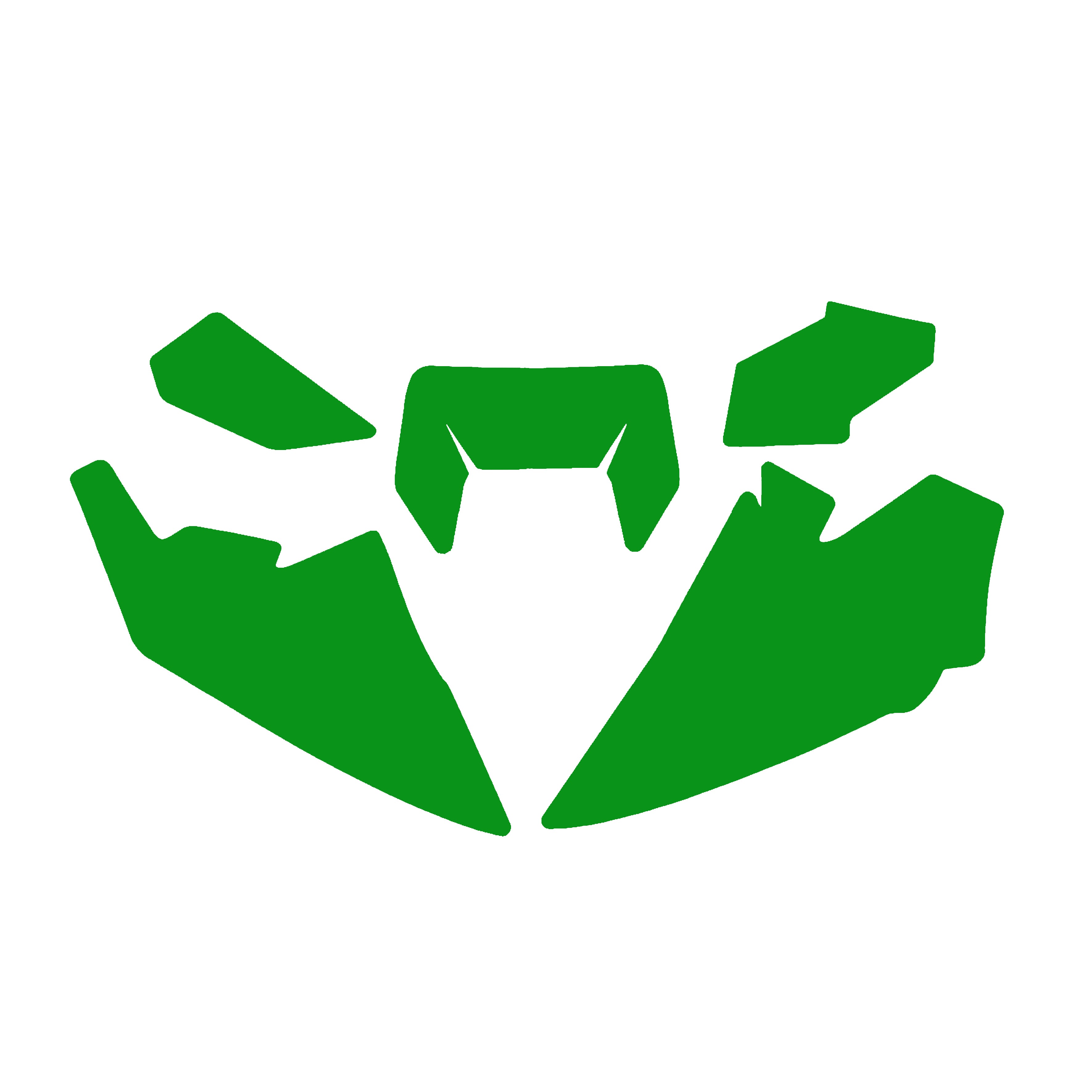 Blackbird Graphics 24-25 TE/FE Husqvarna, Green Backgrounds, Blackbird 3629/30