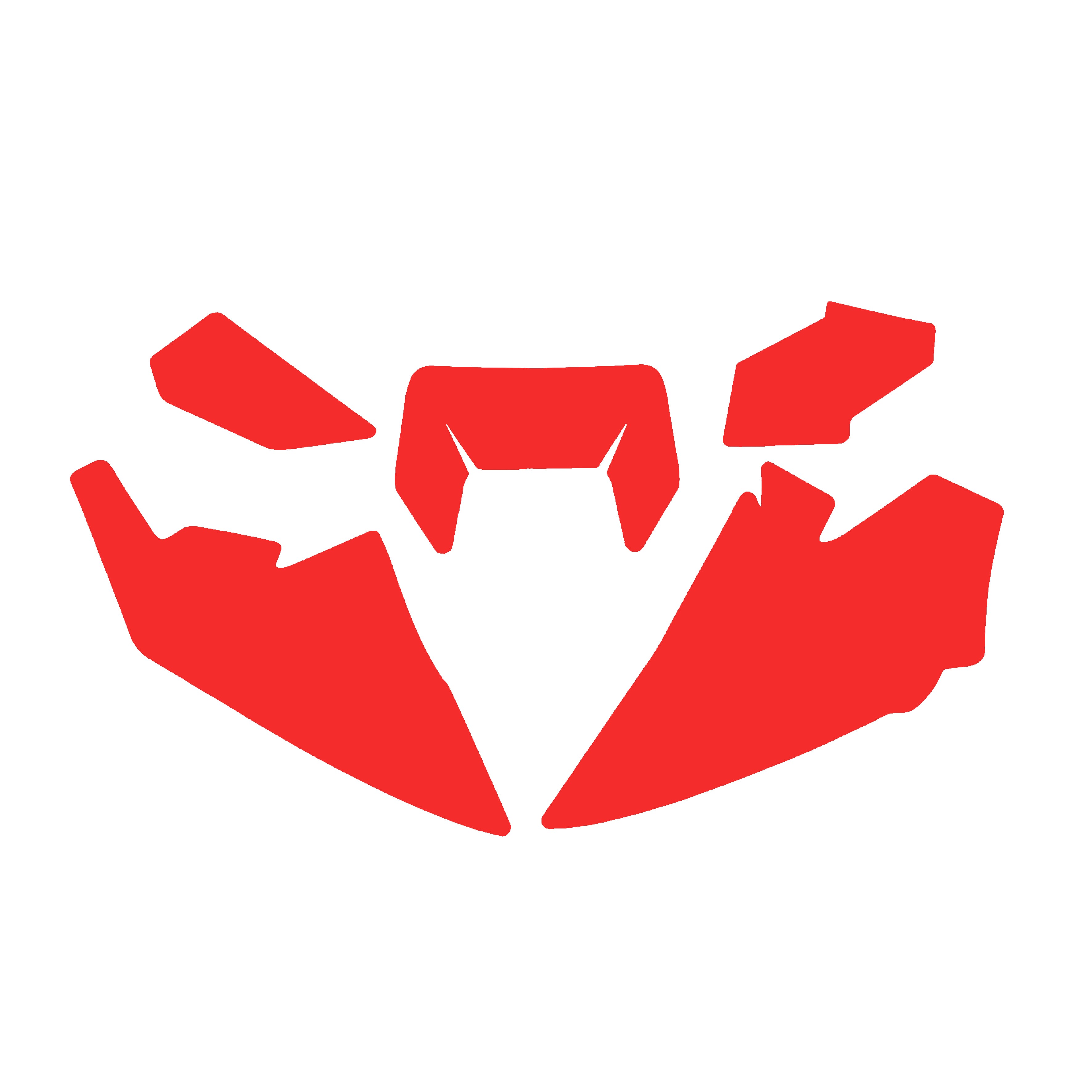 Blackbird Graphics 24-25 TE/FE Husqvarna, Red Backgrounds, Blackbird 3629/60