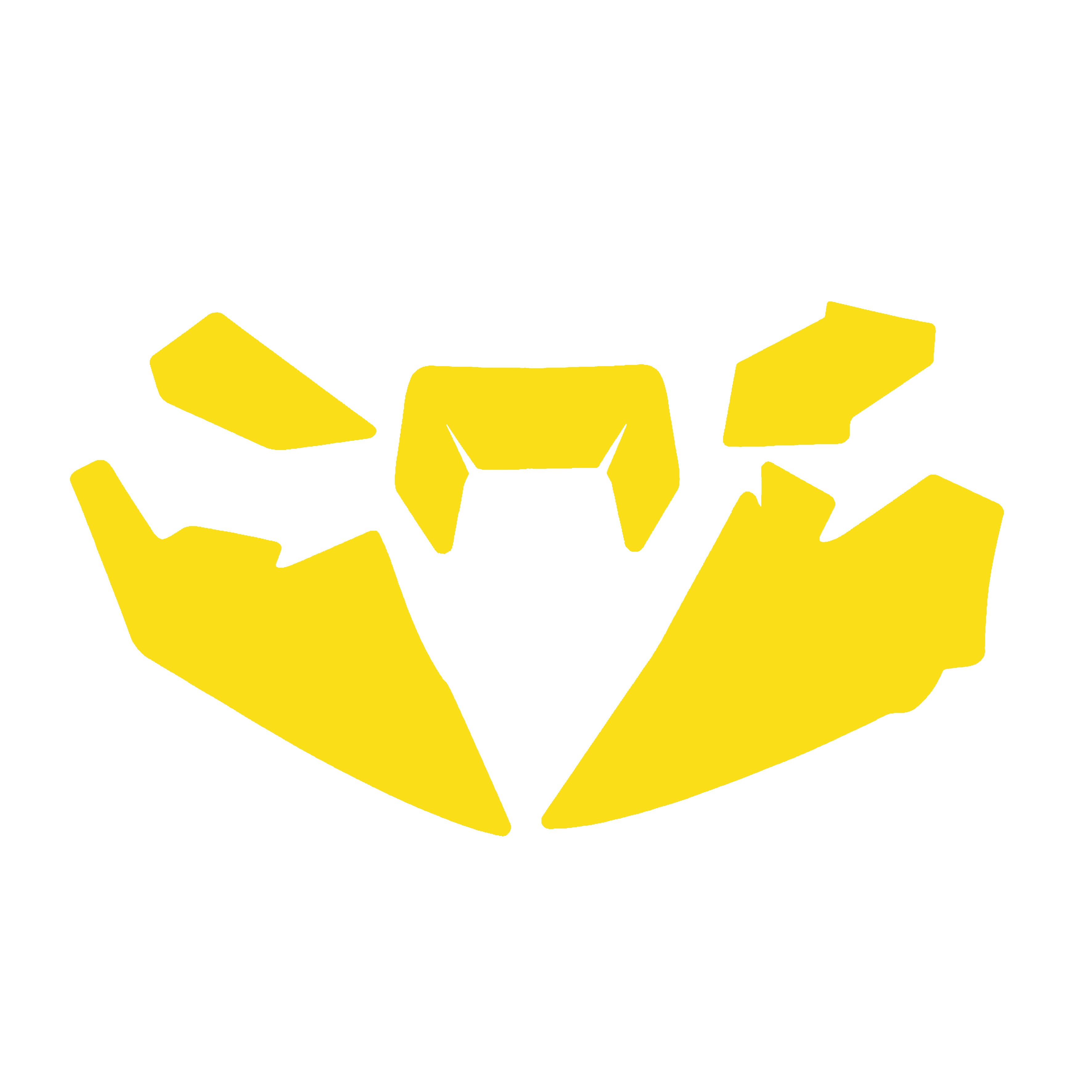 Blackbird Graphics 24-25 TE/FE Husqvarna, Yellow Backgrounds, Blackbird 3629/40