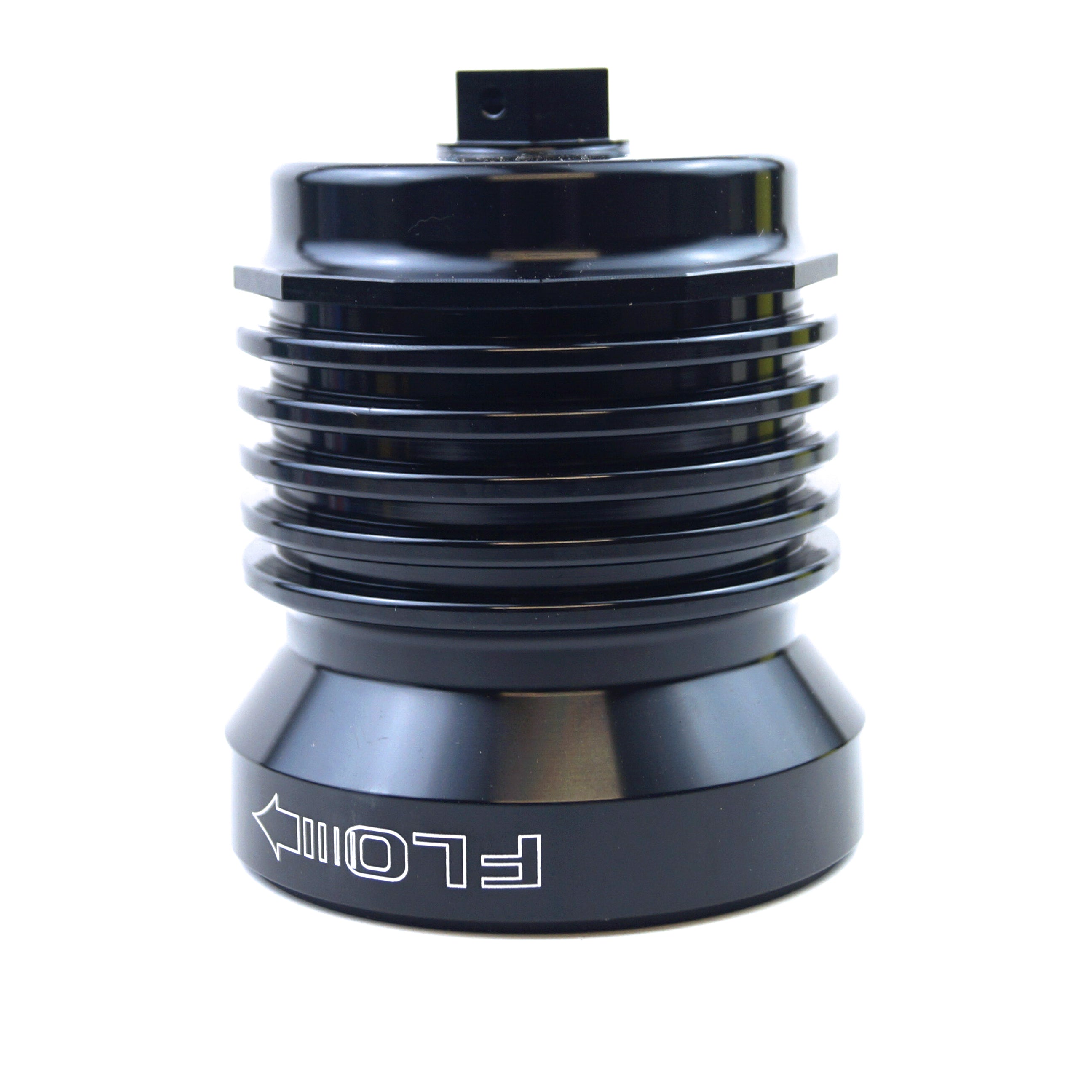PC Racing Oil Filter Spin on Black, Pc Racing S/steel Pcs4b, Black Anodized Reusable