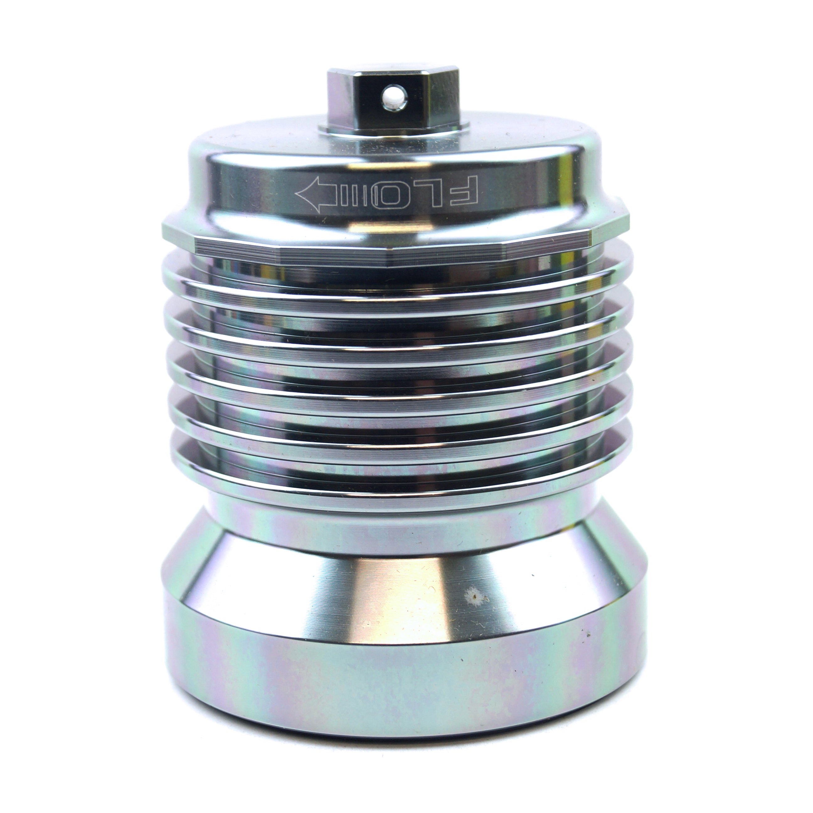 PC Racing Oil Filter Spin on Gun M Grey, Pc Racing S/steel Pcs5, Gun Metal Grey Reusable