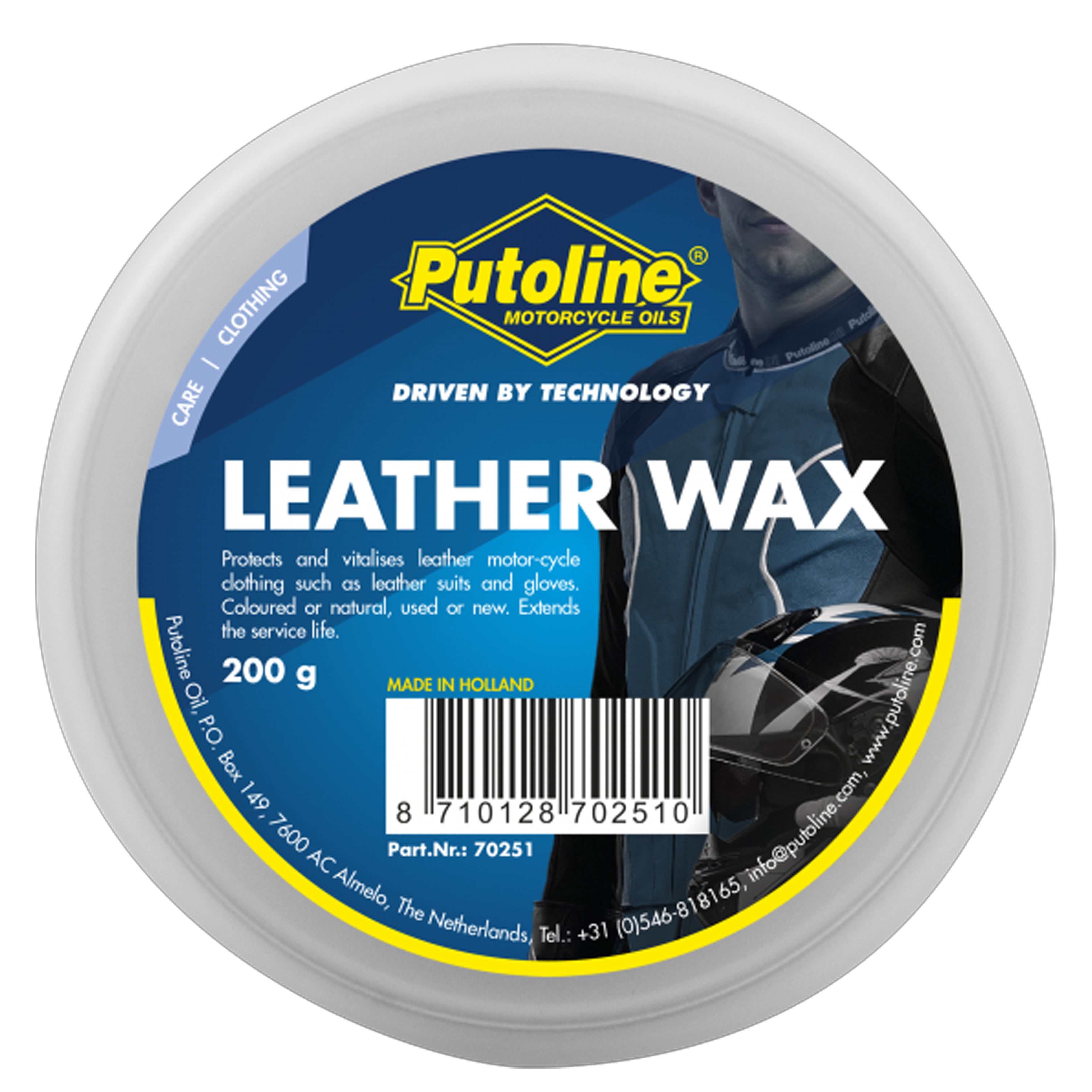 Putoline Oils 200g Leather Wax Putoline L/wax