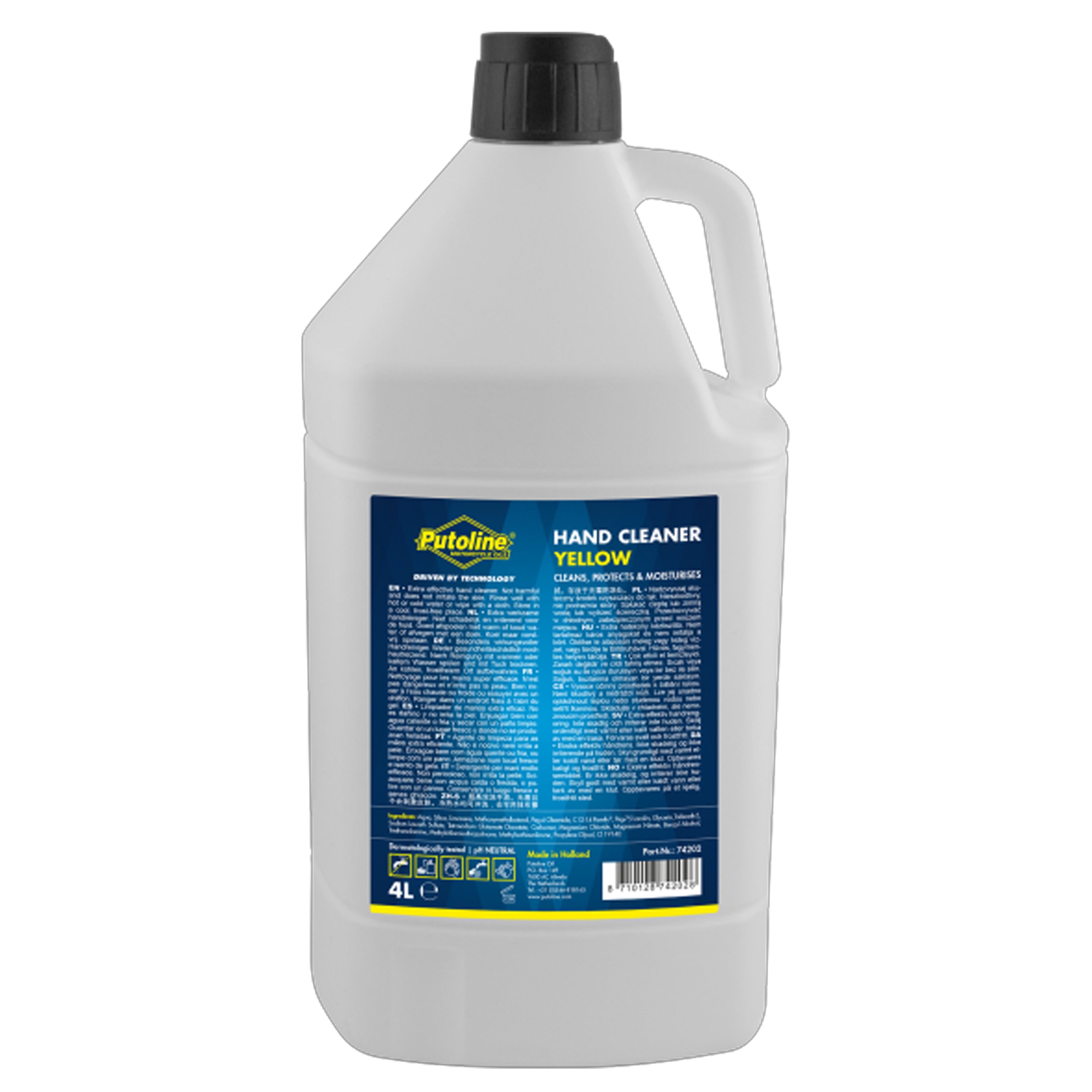 Putoline Oils Hand Cleaner Cleaner 4kg., Putoline Lemon Handcl/lem-4