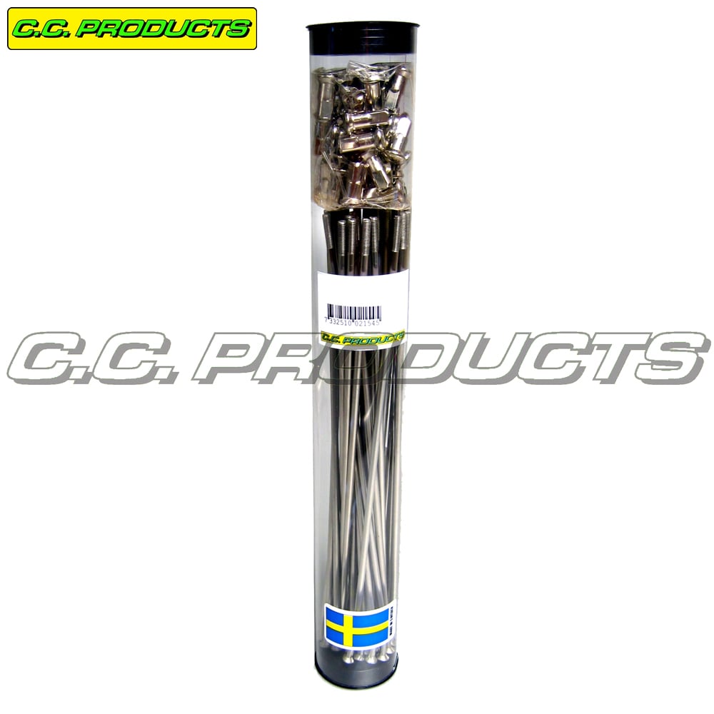 CC Products Spoke Set 17"x36 Yamaha Xt 500 88-02, Cross Center 50-0230