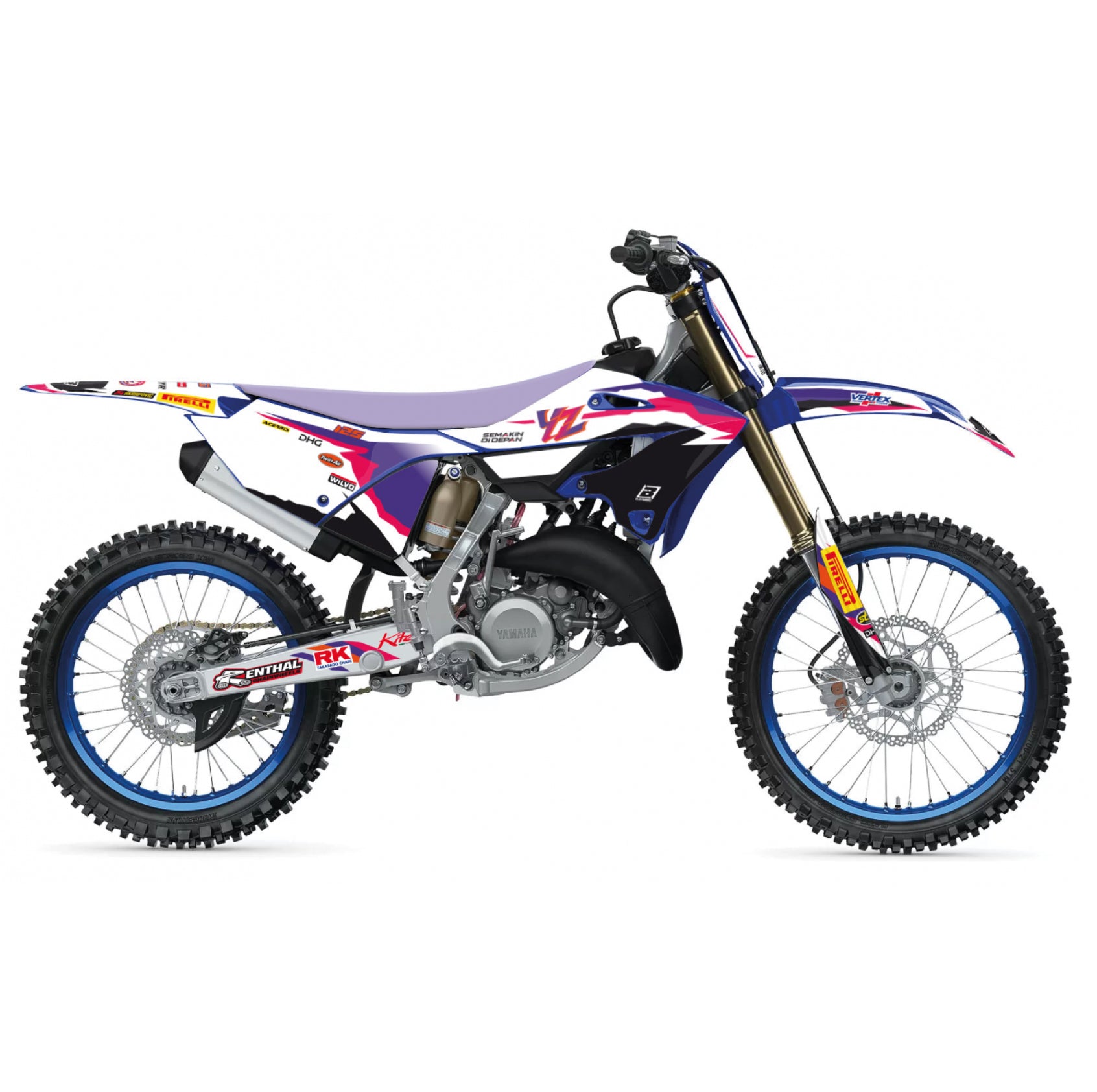 Blackbird Graphics YZ125/250 Replica Yamaha Factory, Blackbird 2250r11/01 2022-25 Graphic Kit
