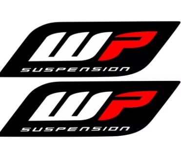 FIR  Fork Decal Ktm Duke 200 390 690 990 1090 1190 1290 Wp 3D White Power 210X50mm