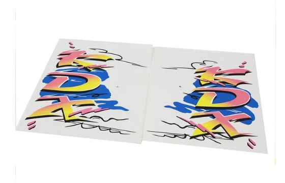 Dirt Racing Tank Sticker Decal Kawasaki Kdx 125 200 175 220 250 400 450