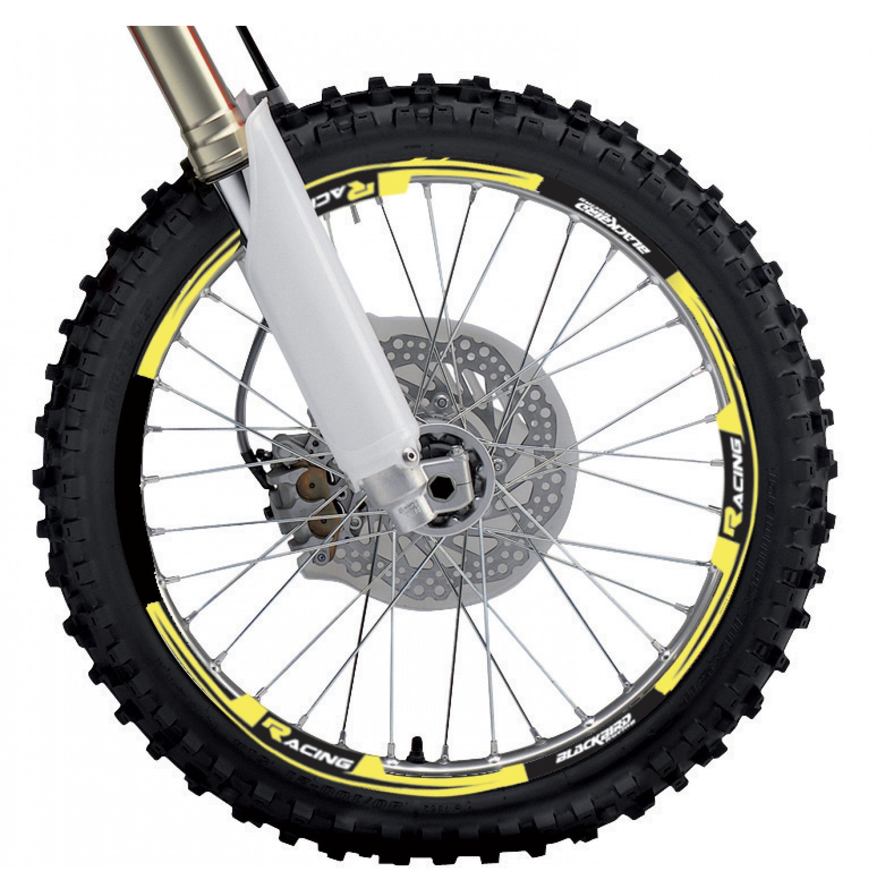 Blackbird Graphics Wing Rim Sticker Flo Yellow, Blackbird 5088/40