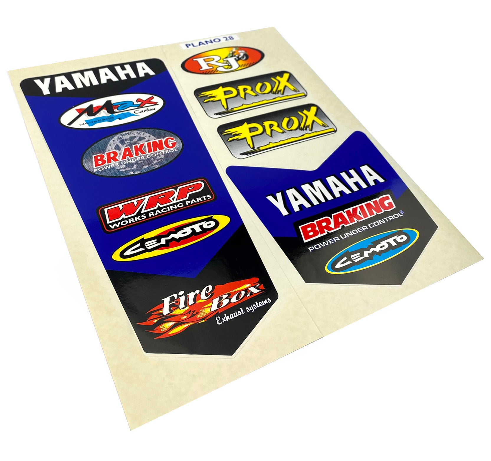 FIR Sticker Sheet Yamaha [size a4] 122008413
