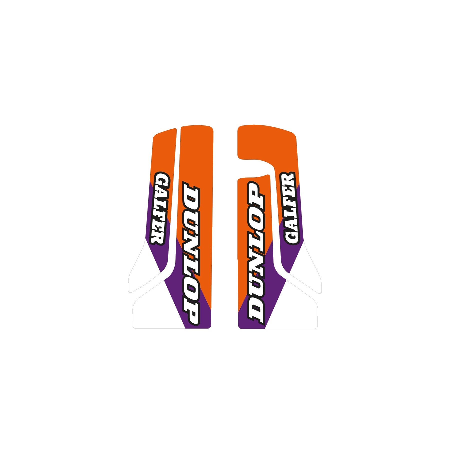 Blackbird Graphics 23-25 Sx/sxf 24-25 EXC KTM Fork Decals, Blackbird 5538AB