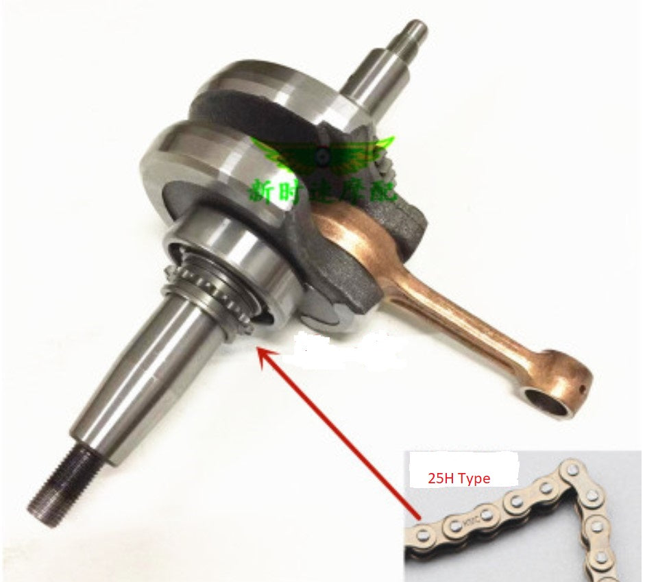 Dirt Racing Crankshaft Euro I 17t Yamaha YBR125 TTR125 5vl-w1140-00-kd