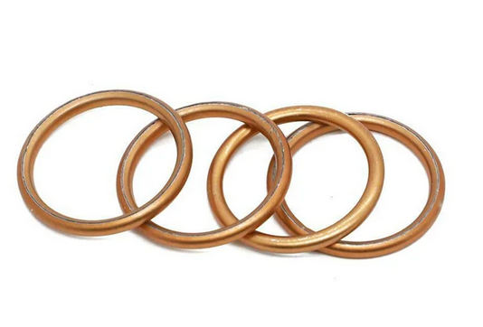Dirt Racing 4pcs Exhaust Gasket Copper 37x45x4 18291-mm5-860 18291-254-000