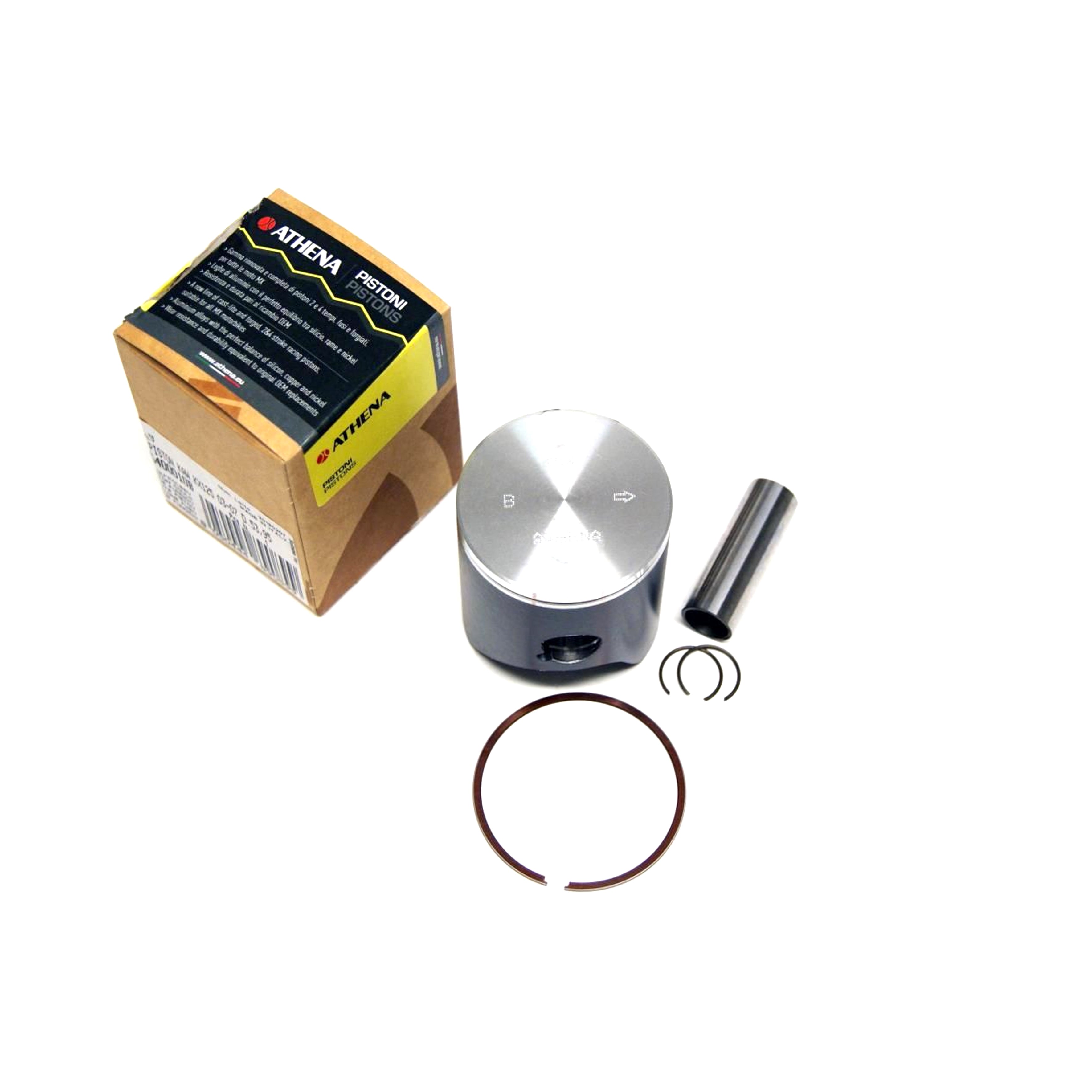 Athena Piston Kit B 54mm Kawasaki KX 125 03-07, Athena S4c05400010b Std Bore, Kit B